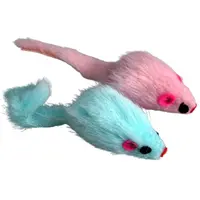 Hračka pro kočku plyšová myš 5 cm