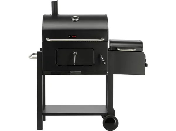 Gril na dřevěné uhlí Deluxe s udírnou 99925