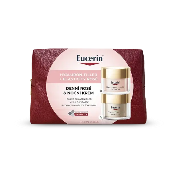 EUCERIN Hyaluron-Filler + Elasticity Rosé Vánoční kazeta