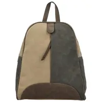 Dámský kabelko/batůžek béžovo/šedý - Paolo bags Kavaya
