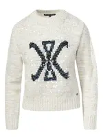 KOROSHI Sveter  béžová / čierna