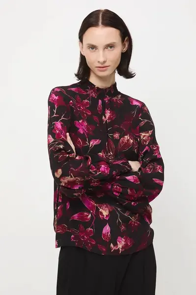 Halenka Medicine dámská, černá barva, vzorovaná