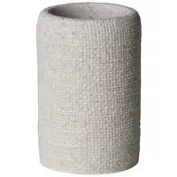 Kelímek na zubní kartáčky Aria 7,5x7,5 cm výš 15 cm béžový