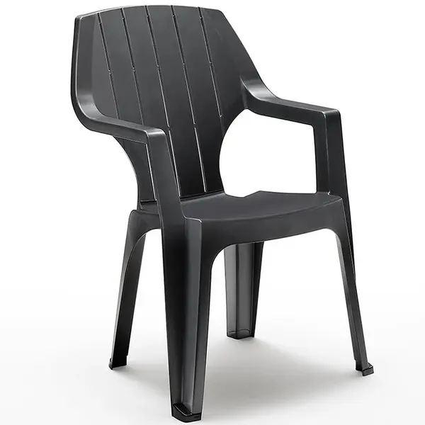 Plastové křeslo Alta grafit