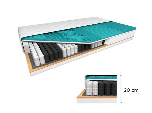 Kokosová matrace COCO MAXI 20 cm 80 x 200 cm Ochrana matrace: BEZ chrániče matrace