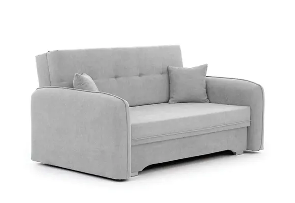 Rozkladacia 2-miestna pohovka LAINE, svetlosivá