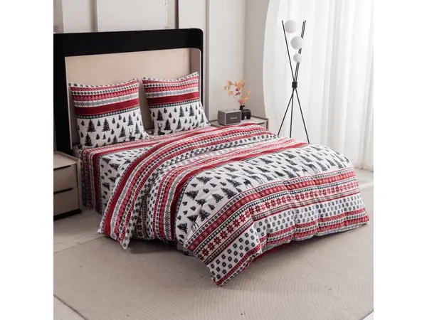 Mikroplyšové obliečky TWINKLE CHRISTMAS farebné Rozmer obliečky: 2 ks 70 x 90 cm | 200 x 220 cm