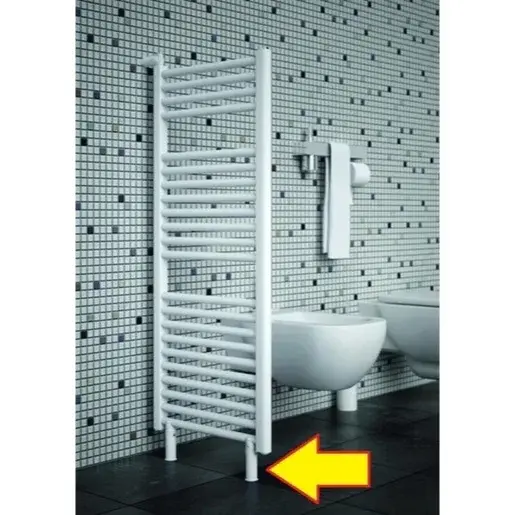 Isan Palmyra uchytenie radiátora do priestoru chróm O11D22C3R