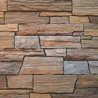 Vaspo Břidlice Hradní obklad hnedá 14,5x37 cm reliéfna V52300