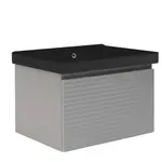 Kúpeľňová skrinka s umývadlom Naturel Savona 78x43x45 cm v šedej farbe mat SAVONA80GMU1B