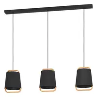 Závesné osvetlenie Eglo CAMALOZA čierna 390186