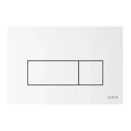 Ovládacie tlačidlo VitrA Root Square plast biela 740-2300