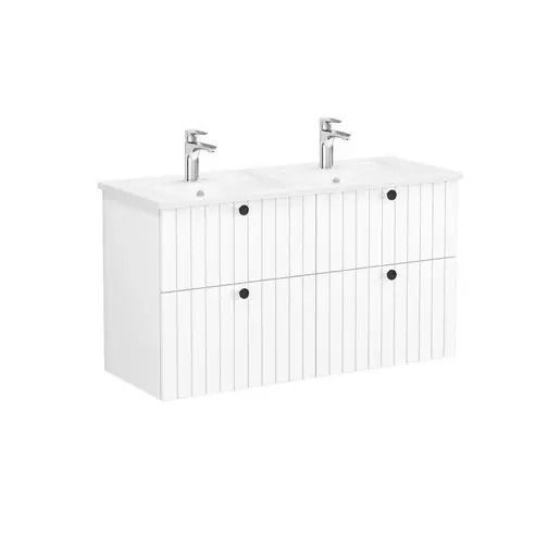 Vitra Root kúpeľňová skrinka s umývadlom 120x67x46 cm biela mat ROOTG120WINTS