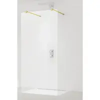 Sprchová zástena Walk-in 110 cm SAT vo farbe profilu zlatá SATBWI110ZAVZ
