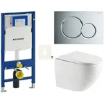 Závesný wc set do ľahkých stien / predstenová SAT SIKOGESTOR67S01CR