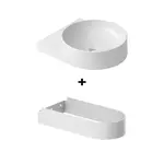 Ravak Yard konzola s umývadlom 40,5x50 cm biela X000001679