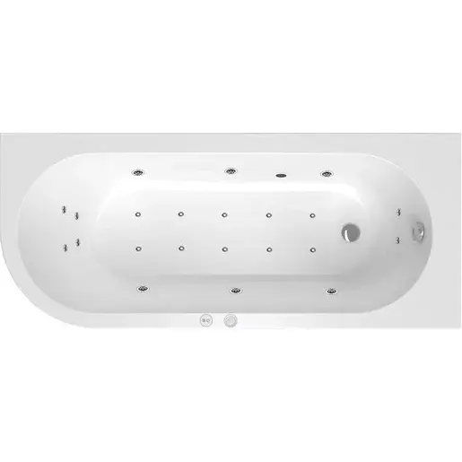 Masážna vaňa SIKO Rajka 170x72,5 cm MEDIUM akrylát pravá SIKOHMMRAJ170P