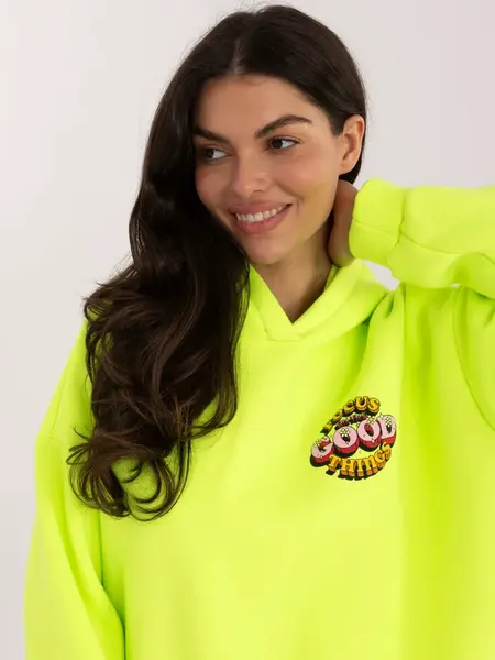 Sweatshirt-MJ-BL-H2503.70-fluo yellow