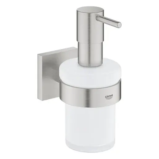 GROHE Start Cube Accessories dávkovač mydla s držiakom supersteel 41098DC0