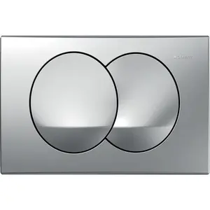 Geberit Delta Zero ovládacie tlačidlo plast chróm matný 115.100.46.5