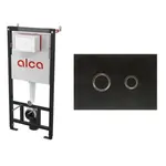 Set nádržky Alca s tlačidlom METAL SIKOASME