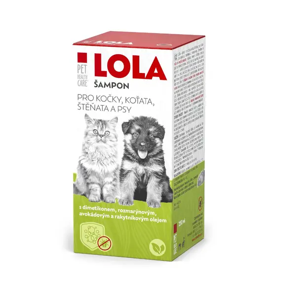 Pet health care LOLA šampon pro kočky, koťata, štěňata a psy 250 ml