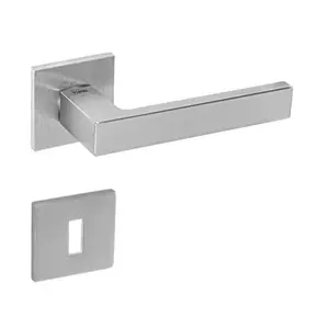 Kľučka Naturel SQUARE dózický (WK, BB) chróm brúsený SQUAREHR5SOCS