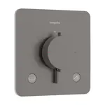 Hansgrohe Ecostat Comfort Q sprchová a vaňová batéria bez podomietkového telesa kartáčovaný čierny chróm 33717340