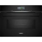 Vstavaná kompaktná rúra Siemens s mikrovlnami 60 x 45 cm čierna CM736GAB1