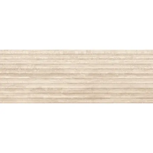 Obklad Ragno Travertino beige 3D vein cut 40x120 cm reliéfna RCUN