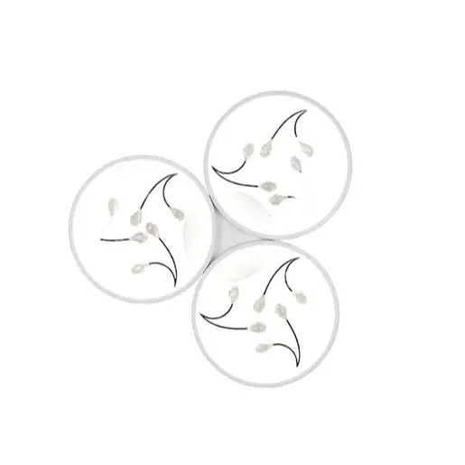 LED stropné osvetlenie Trio Groovy biela 642110331