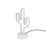 LED stolová lampa Reality Cactus biela R55220101