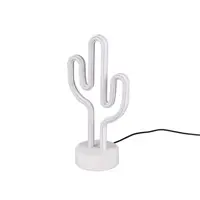 LED stolová lampa Reality Cactus biela R55220101