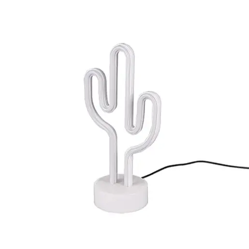 LED stolová lampa Reality Cactus biela R55220101