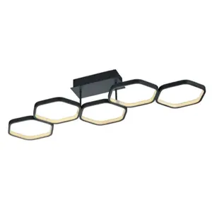 Reality Vigo led stropné osvetlenie antracit r62055142 RER62055142
