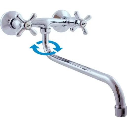 RAV SLEZÁK Morava drezová batéria s otočným ramienkom 100 mm chróm mk101.0/22 MK101.022