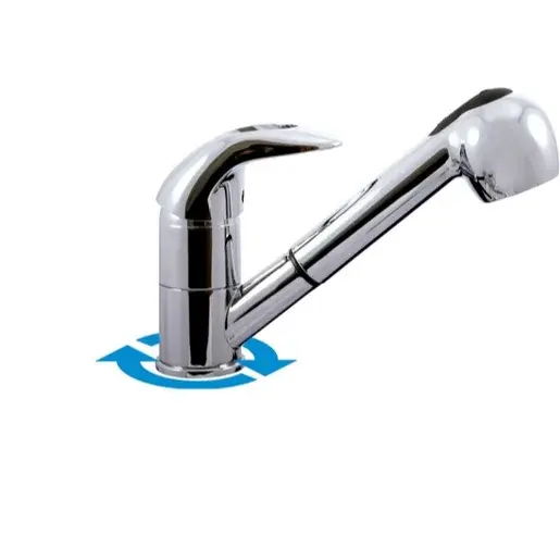 Drezová batéria RAV Slezák s vyťahovacou spškou chróm V110.5