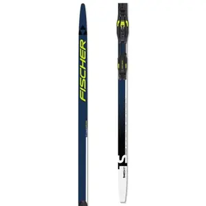 Fischer TWIN SKIN PERFORMANCE MED SET + BDG CONTROL STEP Běžecké lyže s podporou stoupání skin, tmavě modrá, velikost