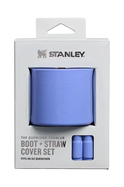 Silikonové příslušenství k hrnku Stanley Quencher Boot + Straw Topper fialová barva