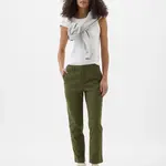 GAP Kalhoty s kapsami Mid-Rise Downtown Khaki - Dámské