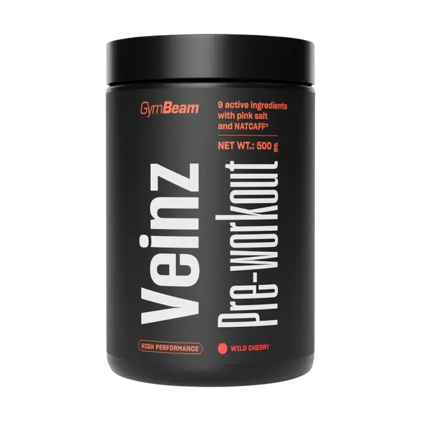 GYMBEAM Veinz Pre-workout - Wild cherry 500 g