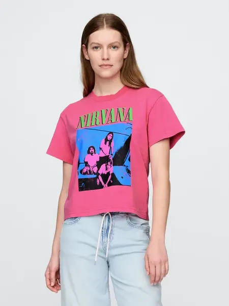GAP  Dámské Tričko Nirvana 761114-01 Veľkosť: XXS