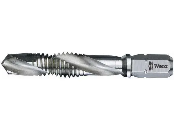 Wera 104640 Bit 1/4" s kombinovaným HSS závitořezným vrtákem 2,5 mm (M3), Typ 847