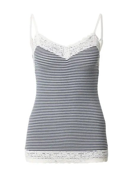 HOLLISTER Top  námornícka modrá / biela