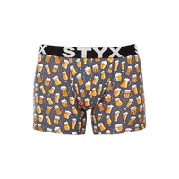 Styx Pánské boxerky long art sportovní guma pivo (U1357) S