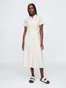 GAP Linen shirt maxi dress - Women's