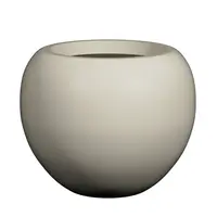 Květináč Stream, hedvábně bílá, více velkostí - Pottery Pots Velikost: M - ⌀ 57, v. 46,8 cm