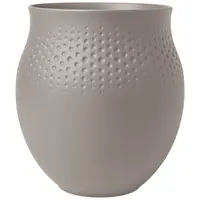 Váza Perle velká Manufacture Collier taupe, v. 16,6 cm - Villeroy & Boch