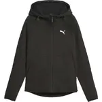 Puma EVOSTRIPE WINTERIZED FULL ZIP HOODIE Dámska mikina, čierna, veľkosť