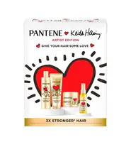 Pantene Pro-V Xmass sada Keith Haring šampon, maska, kondicionér a olej 4 ks